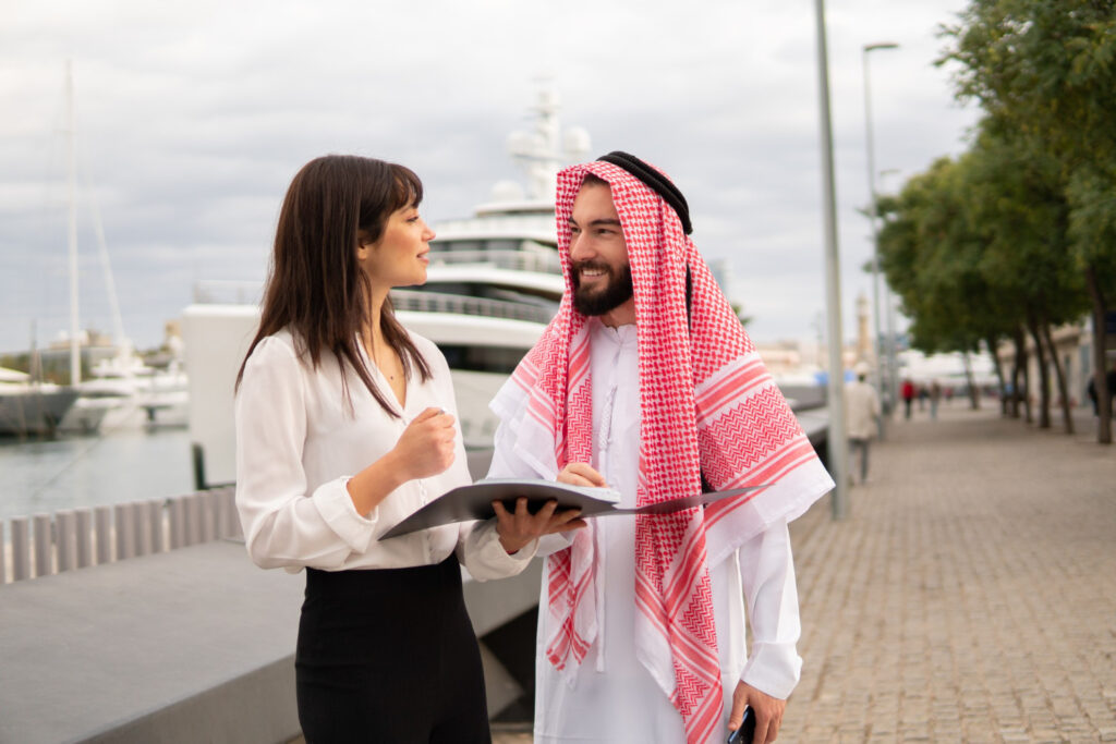 saudi man with forign women